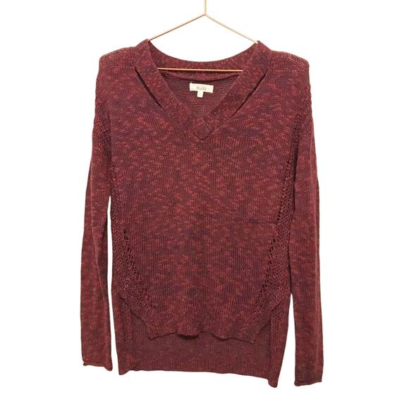 Mudd v neck sweater neck cutout size medium - Picture 1 of 5